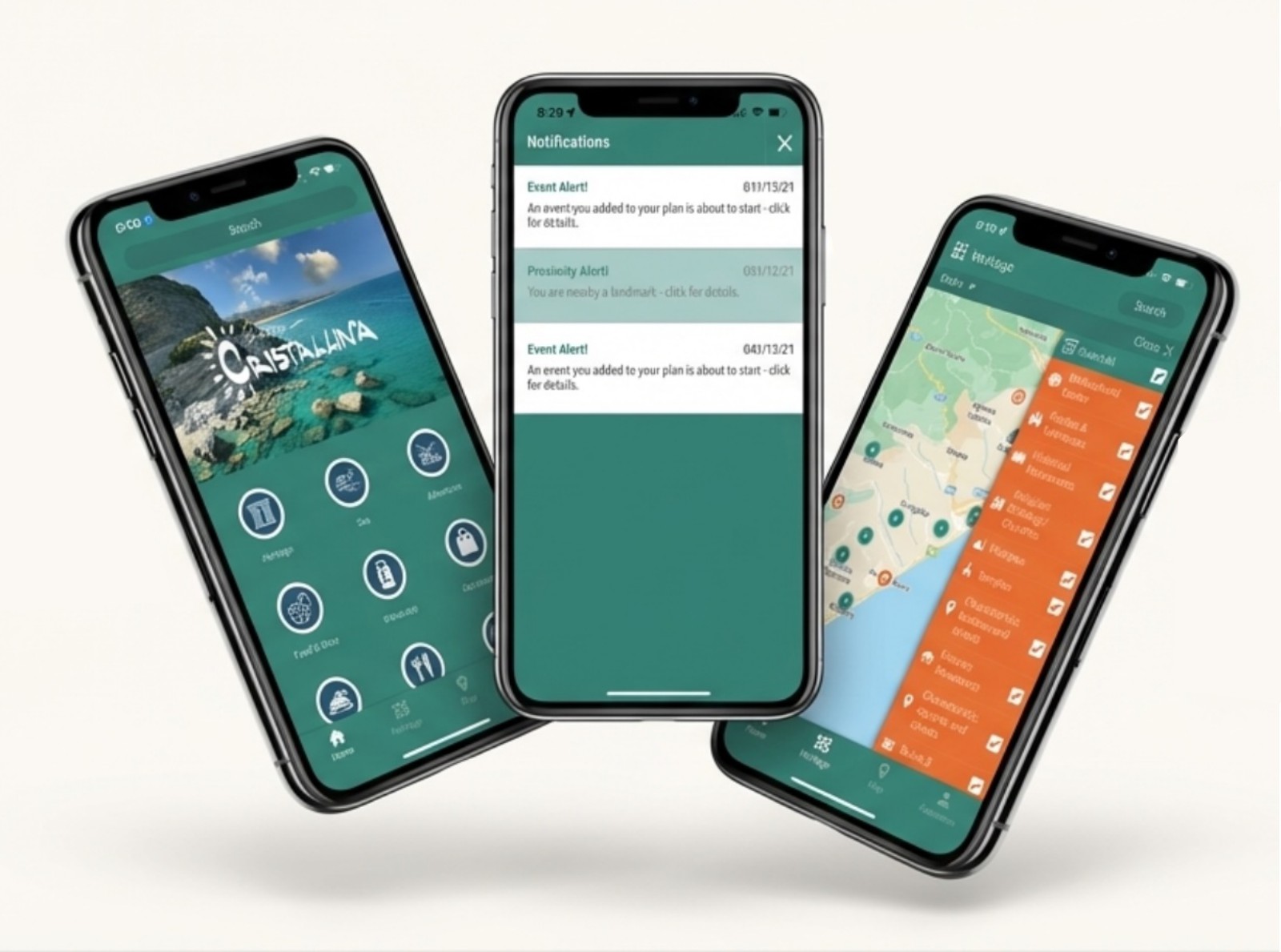 Mockup App Riviera Cristallina